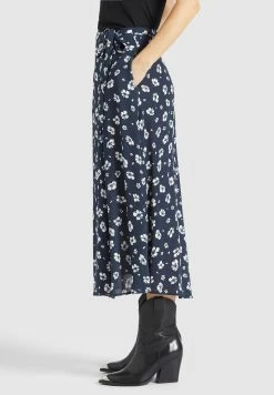 Khujo Jupes Longues Jupe Hepke Femme Bleu Marine / Bleu Nuit -Magasin de vêtements Khujo pas cher 4f8b08c2ca75b25503e97c56c75b4599