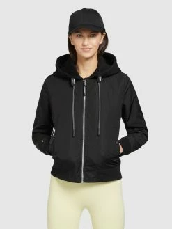 Khujo Vestes De Mi-saison Veste Mi-saison Persee Femme Noir -Magasin de vêtements Khujo pas cher 509d474ca54963e8e40c34df1e2d3e58