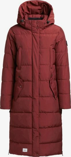 Khujo Manteaux Dhiver Manteau D’hiver Kleo Femme Rouge