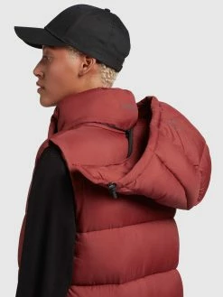 Khujo Vestes Sans Manches Gilet Magneta Femme Rouge Rouille -Magasin de vêtements Khujo pas cher 50f2fbc77f7e0080cebac7c775125005