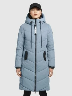 Khujo Manteaux Dhiver Manteau D’hiver Aribay 3 Femme Bleu-gris -Magasin de vêtements Khujo pas cher 5393ec9edd50fe6d1851a08753c9016a