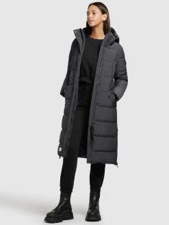 Khujo Manteaux Dhiver Manteau D’hiver Kleo Femme Gris Foncé -Magasin de vêtements Khujo pas cher 54682501a97ff675e8262a69b5bd4992