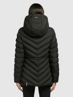Khujo Vestes De Mi-saison Veste Mi-saison Noomi Femme Noir -Magasin de vêtements Khujo pas cher 54d0583faad91f4f60a222ac417e6e81