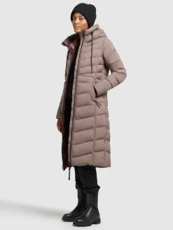 Khujo Manteaux Dhiver Manteau D’hiver Ingram2 Femme Taupe -Magasin de vêtements Khujo pas cher 55373d92cd44d01e0f7d340072efc852