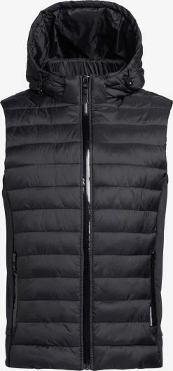 Khujo Vestes Sans Manches Gilet Homme Noir