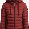Khujo Vestes De Mi-saison Veste Mi-saison Lovina Femme Rouge Foncé -Magasin de vêtements Khujo pas cher 5861b4ef2045a1fd6074050b5968b684