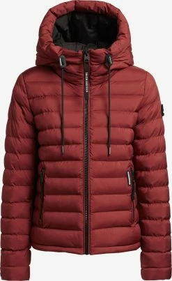 Khujo Vestes De Mi-saison Veste Mi-saison Lovina Femme Rouge Foncé