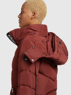 Khujo Manteaux Dhiver Manteau D’hiver Huba Femme Rouge Carmin -Magasin de vêtements Khujo pas cher 5ab45aaa31040048987aa5b1a1209af4