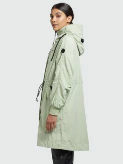Khujo Manteaux De Mi-saison Manteau Mi-saison Silica Femme Vert Pastel -Magasin de vêtements Khujo pas cher 5ae78b8c77597b8ca3691eed61e6fc5d