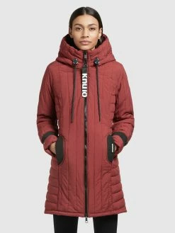 Khujo Vestes Dhiver Veste D’hiver Jerry Femme Rouge Rouille -Magasin de vêtements Khujo pas cher 5b2bf6748fbb590daacfddf834c2ae37