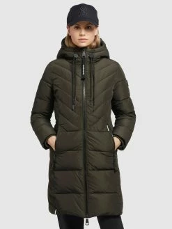 Khujo Manteaux De Mi-saison Manteau Mi-saison Mugg Femme Olive -Magasin de vêtements Khujo pas cher 5ba2bfc3f5a1bc659b596b429eea7ade