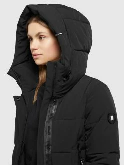 Khujo Manteaux De Mi-saison Manteau Mi-saison Namita Femme Noir -Magasin de vêtements Khujo pas cher 5bd32f92983ff23617731b6fe457485c