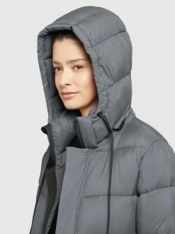 Khujo Manteaux Dhiver Manteau D’hiver Julina Femme Gris Foncé -Magasin de vêtements Khujo pas cher 5c8345a2cb467b3ff4d3ae589615f7cf