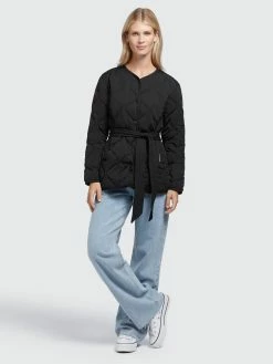 Khujo Vestes De Mi-saison Veste Mi-saison Yuna Femme Noir -Magasin de vêtements Khujo pas cher 5c9d48169bdf9bd3b11c6caea253533b