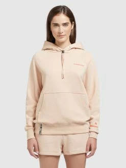 Khujo Sweats à Capuche Sweat-shirt Odette Femme Orange / Abricot -Magasin de vêtements Khujo pas cher 5d2eebb62a34055409ea9fef339294b9