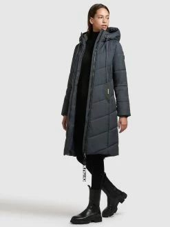 Khujo Manteaux Dhiver Manteau D’hiver Aribay Femme Bleu Nuit -Magasin de vêtements Khujo pas cher 5f427dafde5d887f331b2d690d0b7ed8