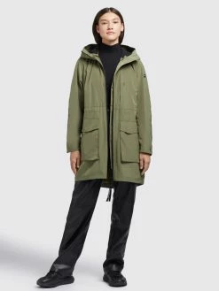 Khujo Manteaux De Mi-saison Manteau Mi-saison Ging Femme Olive -Magasin de vêtements Khujo pas cher 5f5d81b6c13df21ce4f97666b5e09b3f