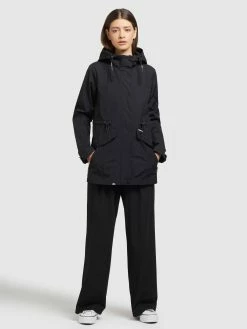 Khujo Parkas Parka Mi-saison FELINA Femme Noir -Magasin de vêtements Khujo pas cher 610e2e992561a0951787e7ef0195c1bb