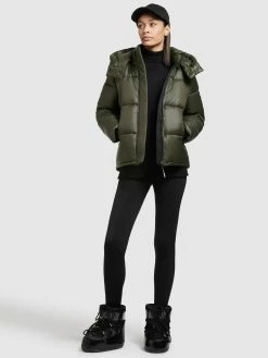 Khujo Vestes Dhiver Veste D’hiver Valona Femme Vert Foncé -Magasin de vêtements Khujo pas cher 633ff81d13e124c20a685fb6f63902ba