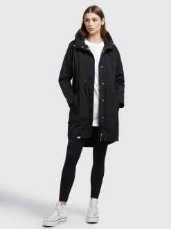 Khujo Manteaux De Mi-saison Manteau Mi-saison Adda2 Femme Noir -Magasin de vêtements Khujo pas cher 63694d53dbd51795ff27a4abac7815ba