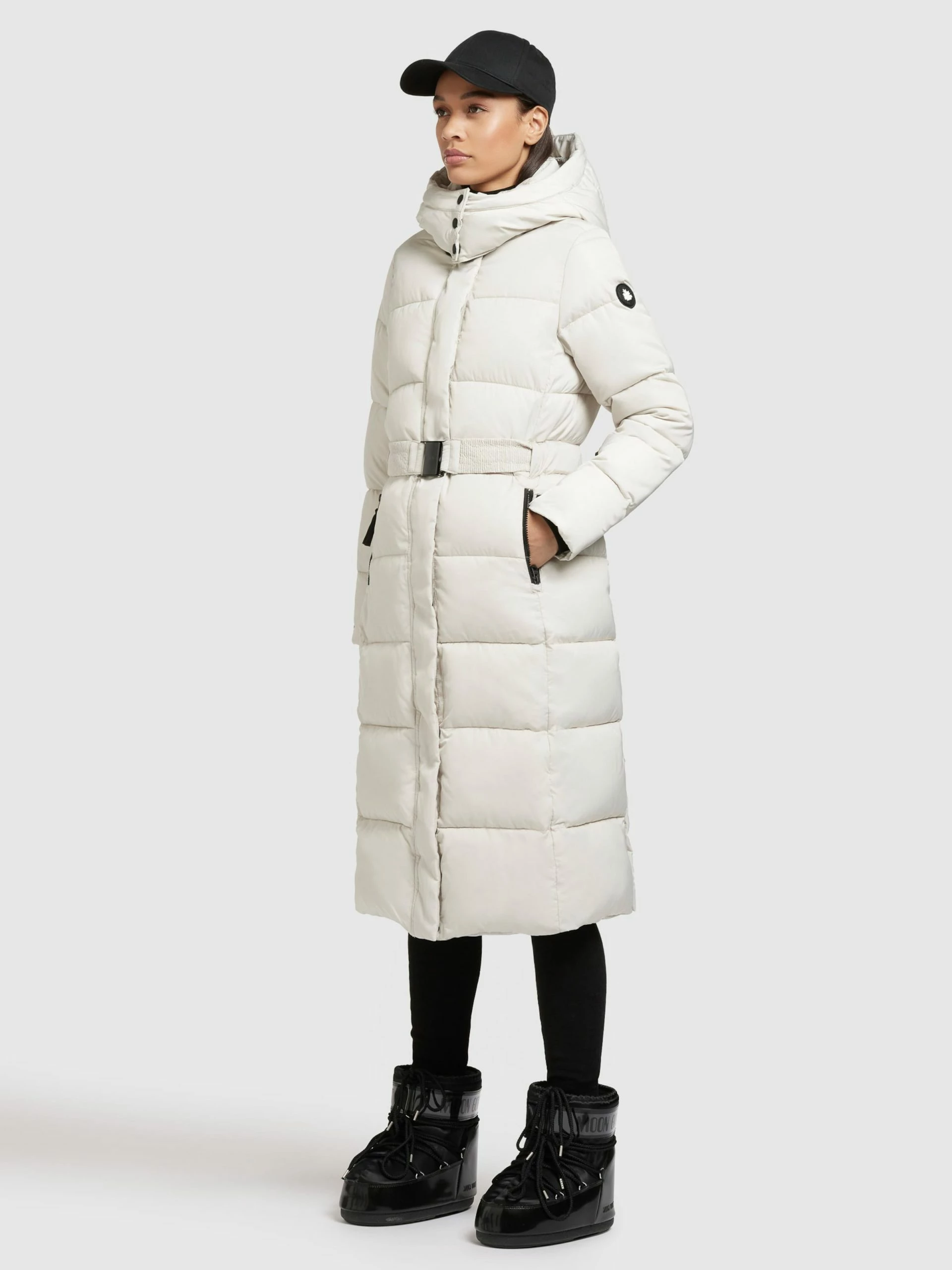 Khujo Manteaux Dhiver Manteau D’hiver Femme Blanc Cassé 7 Khujo Manteaux Dhiver Manteau D’hiver Femme Blanc Cassé – Image 5