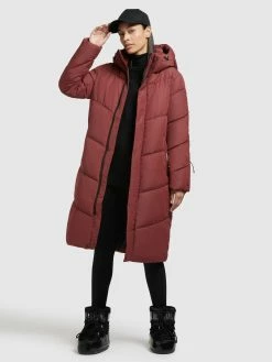 Khujo Manteaux Dhiver Manteau D’hiver Torino 3 Femme Rouge Rouille -Magasin de vêtements Khujo pas cher 657aaf99dc9f92906217b9a52e29d56c