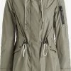 Khujo Parkas Parka Mi-saison CATHARINA Femme Kaki -Magasin de vêtements Khujo pas cher 65bd50872ba157edc0074630c9880f3b