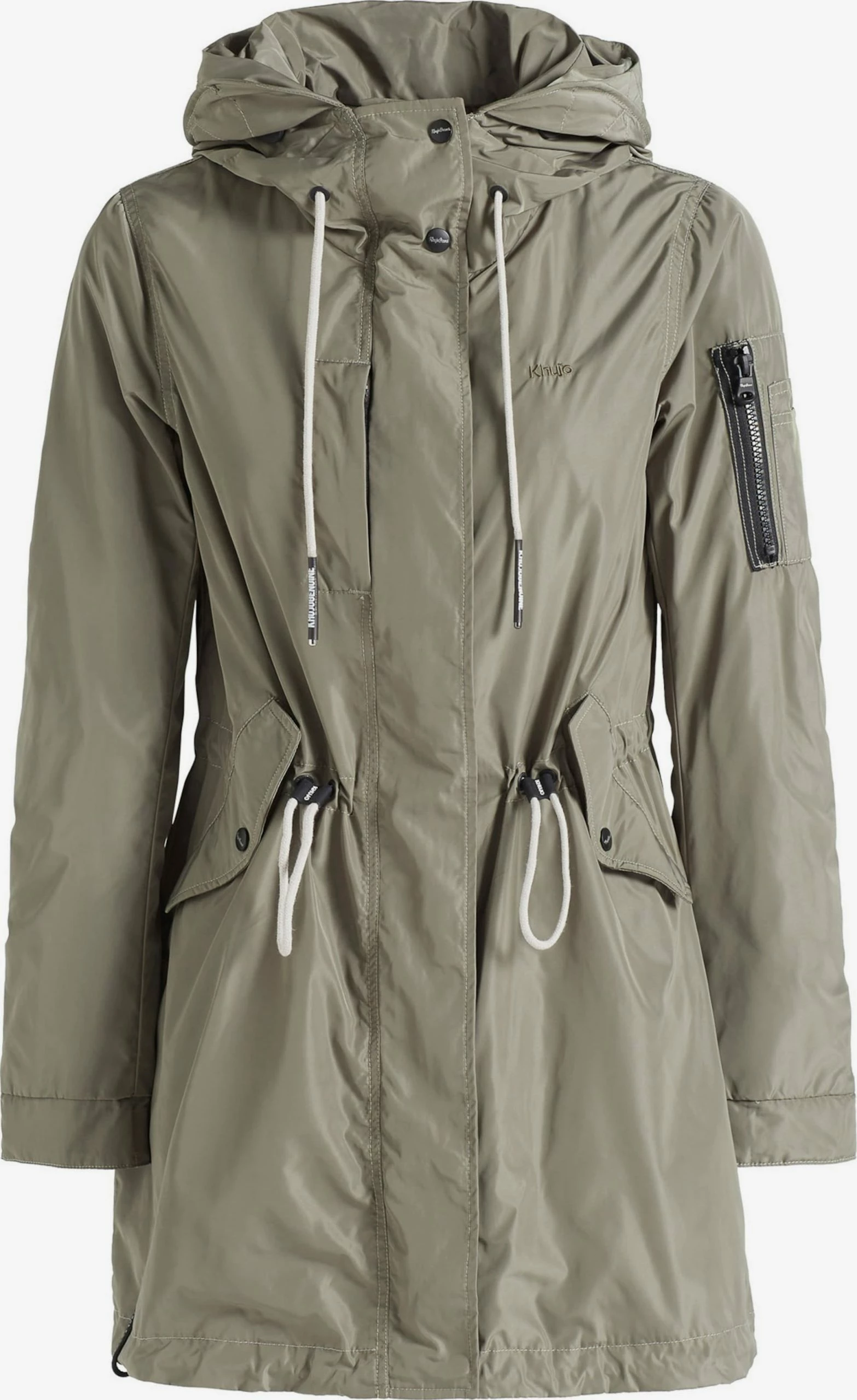 Khujo Parkas Parka Mi-saison CATHARINA Femme Kaki 3 Khujo Parkas Parka Mi-saison CATHARINA Femme Kaki