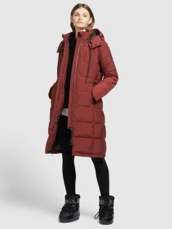 Khujo Manteaux Dhiver Manteau D’hiver Cliv Femme Rouge Rouille -Magasin de vêtements Khujo pas cher 65cbdf6eb4bc6173dd43efe12424cd16