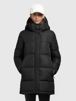 Khujo Vestes Dhiver Veste D’hiver Werola 2 Femme Noir -Magasin de vêtements Khujo pas cher 66cf750560bd3c6444c1b501a3627792