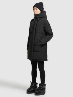 Khujo Manteaux Courts Manteau D’hiver Mats Femme Noir -Magasin de vêtements Khujo pas cher 678ba8870beab18b12a651791bdba5ec