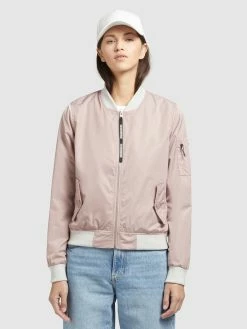 Khujo Vestes De Mi-saison Veste Mi-saison STENCE Femme Rose -Magasin de vêtements Khujo pas cher 680afb923a57151459dc9e1e40e8cf2e