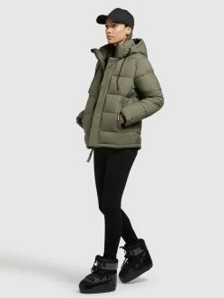 Khujo Vestes Dhiver Veste D’hiver Evona Femme Kaki -Magasin de vêtements Khujo pas cher 68644e5134495f2e3960f2201e20cb4e