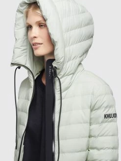 Khujo Vestes De Mi-saison Veste Mi-saison LOVINA4 Femme Vert -Magasin de vêtements Khujo pas cher 686e4f989ac67e7c82d8107053b51639