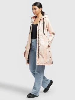 Khujo Manteaux De Pluie Manteau Mi-saison ALECIA Femme Abricot -Magasin de vêtements Khujo pas cher 6875f637caac88722ba3d4e4879e2691