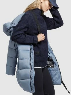 Khujo Manteaux Dhiver Manteau D’hiver Tuula Femme Bleu Fumé -Magasin de vêtements Khujo pas cher 68b867a35393f934437df48bf7bc9bcf