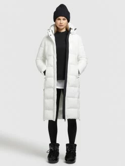 Khujo Manteaux Dhiver Manteau D’hiver Tonka Femme Blanc Cassé -Magasin de vêtements Khujo pas cher 6948bf1085c0ae5a8fe933a41ddba2a2