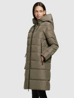 Khujo Manteaux Dhiver Manteau D’hiver Jilias 3 Femme Kaki -Magasin de vêtements Khujo pas cher 69958b7b2e3170a87347ae7664dd924f