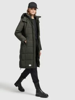 Khujo Manteaux Dhiver Manteau D’hiver Cliv Femme Vert Foncé -Magasin de vêtements Khujo pas cher 6a7a7bdb4f8299176cd26a4ae57d1dc6