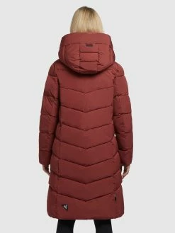 Khujo Manteaux De Mi-saison Manteau Mi-saison Klayd Femme Rouge Foncé -Magasin de vêtements Khujo pas cher 6baee76422877b259679b771bf53336b