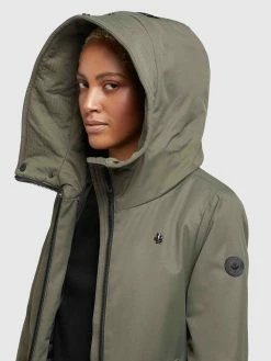 Khujo Manteaux De Mi-saison Manteau Mi-saison LISAD Femme Kaki -Magasin de vêtements Khujo pas cher 6c9fa566bf470dcd7a03313c9b82f704