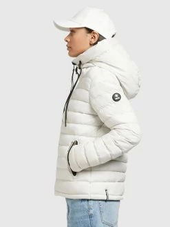 Khujo Vestes De Mi-saison Veste Mi-saison Lovina Femme Blanc -Magasin de vêtements Khujo pas cher 6f87a05f7d057c16bf5129314578ce5d