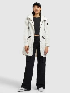 Khujo Manteaux De Mi-saison Manteau Mi-saison Games2 Femme Blanc -Magasin de vêtements Khujo pas cher 70b8cd4daaa7534337809001dfe2e262