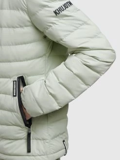 Khujo Vestes De Mi-saison Veste Mi-saison LOVINA4 Femme Vert -Magasin de vêtements Khujo pas cher 73431b21990c95801cb8c27934f83942