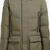 Khujo Manteaux Dhiver Manteau D’hiver Slow Homme Olive