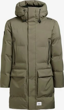 Khujo Manteaux Dhiver Manteau D’hiver Slow Homme Olive