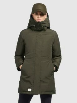 Khujo Vestes Dhiver Veste D’hiver Kanda 2 Femme Olive -Magasin de vêtements Khujo pas cher 74391a07821ce9220bd1210dbea2b0f5