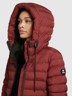 Khujo Manteaux Dhiver Manteau D’hiver Mimi Femme Rouge Rouille -Magasin de vêtements Khujo pas cher 7527d489c8287c4451e07515d4cc4525