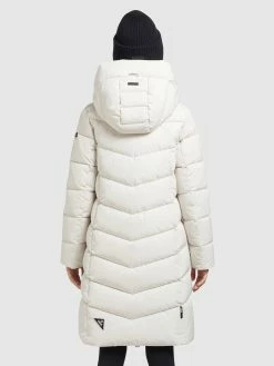 Khujo Manteaux De Mi-saison Manteau Mi-saison Klayd Femme Blanc Cassé -Magasin de vêtements Khujo pas cher 7541ea870882a81b0b45971376e8f997