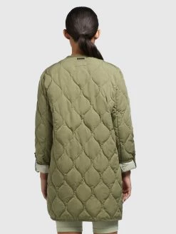 Khujo Manteaux De Mi-saison Manteau Mi-saison Sira Femme Olive -Magasin de vêtements Khujo pas cher 7580062cf5f530407aa10025211292e0
